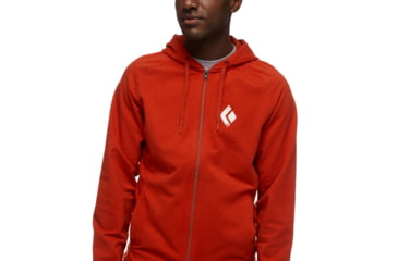 Image of Black Diamond Chalked Up Full Zip Hoody - Mens, Red Rock, Small, AP7301086019SML1