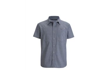 Image of Black Diamond Chambray Modernist Short Sleeve Shirt - Men's, Indigo, Extra Large APG36R425XLG1