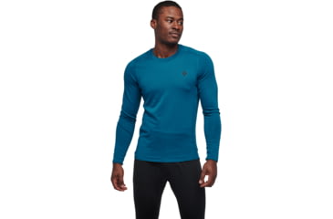 Image of Black Diamond Coefficient LT Crew - Mens, Kingfisher, Small, AP7600254015SML1