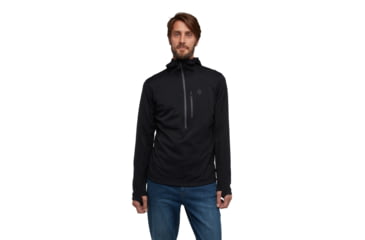 Image of Black Diamond Coefficient QZ Hoody - Mens, Black, Medium, AP7524260002MED1
