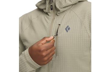 Image of Black Diamond Coefficient Storm Full Zip Hoody - Mens, Pine Smoke, Extra Large, AP7440183060XLG1