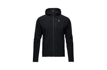 Image of Black Diamond Coefficient Storm FZ Hoody - Mens, Black, Small, AP7440180002SML1