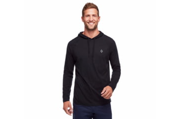 Image of Black Diamond Crag Hoody - Mens, Black, Medium, AP7520000002MED1
