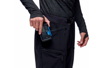 Image of Black Diamond Dawn Patrol Hybrid Pants - Mens, Black, Large, AP7410500002LRG1