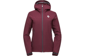 Image of Black Diamond Dawn Patrol Shell Alpine Jackets - Womens, Bordeaux, Small, APD4OE602SML1