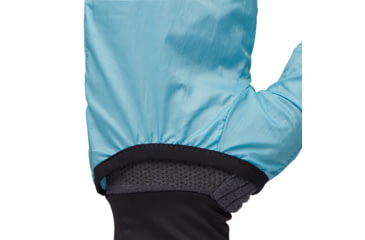 Image of Black Diamond Deploy Wind Hood Gloves, Carbon/Glacier, Large, BD8017429642LRG1