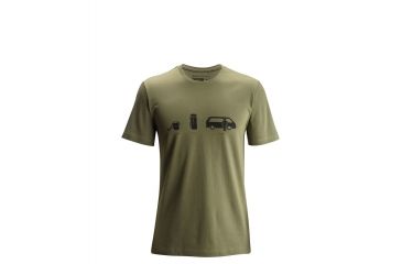 Image of Black Diamond Dirt Bag Short Sleeve Tee Shirt - Men's, Burnt Olive, Small APQ03U330SML1