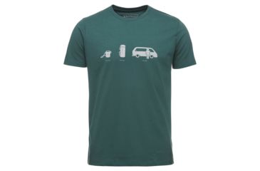 Image of Black Diamond Dirtbag Short Sleeve T-Shirt - Mens, Forest, Small, APQ03U318SML1