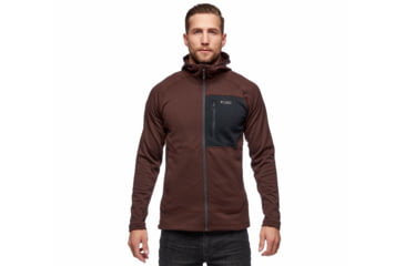 Image of Black Diamond Factor Hoody - Mens, Port/Black, Small, AP7440409174SML1