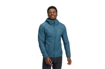 Image of Black Diamond First Light 1.0 Stretch Hoody - Mens, Midnight Blue, Small, AP7522654034SML1