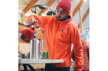 Image of Black Diamond First Light Stretch Hoody - Mens, Iron Red, Extra Large, AP7522636053XLG1
