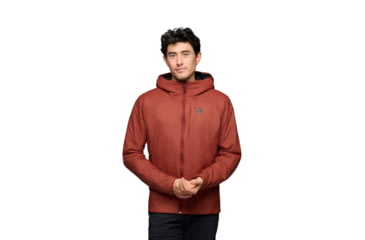 Image of Black Diamond First Light Stretch Hoody - Mens, Iron Red, Extra Large, AP7522636053XLG1