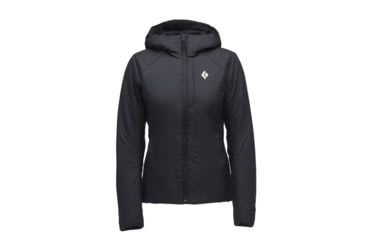 Image of Black Diamond First Light Stretch Hoody - Womens, Black, Large, AP7522640002LRG1