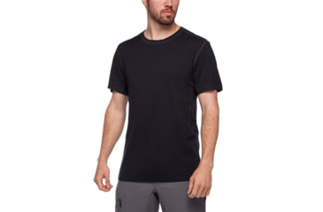 Image of Black Diamond Flux Merino Shirt - Mens, Black, Medium, AP7520420002MED1
