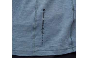 Image of Black Diamond Flux Merino Shirt - Mens, Storm Blue, Medium, AP7520424030MED1