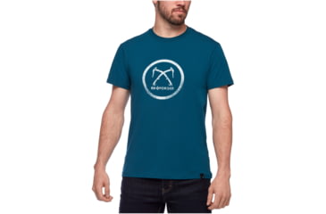 Image of Black Diamond Forged T-Shirt - Mens, Small, Midnight, AP7300014017SML1