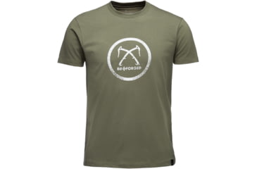 Image of Black Diamond Forged T-Shirt - Mens, Small, Tundra, AP7300013010SML1