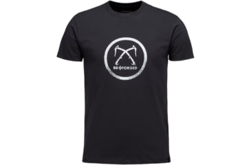 Image of Black Diamond Forged T-Shirt - Mens, Small, Black, AP7300010002SML1
