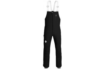Image of Black Diamond Front Point Bibs - Mens-Black-Regular Inseam-Small