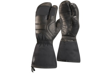Image of Black Diamond Guide Finger Gloves, Black, Extra Small, BD8010480002XSM1