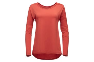 Image of Black Diamond Gym Womens Pullover, Tandoori, Medium, APE7G9640MED1