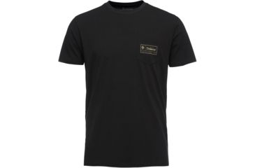 Image of Black Diamond Heritage Short Sleeve T-Shirt - Mens, Black, Medium, AP7300470002MED1