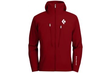 Image of Black Diamond Induction Shell Jacket - Mens-Deep Torch-Large