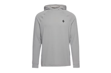 Image of Black Diamond LS Alpenglohoody - Mens, Pewter, Extra Large, AP7520201016XLG1