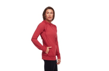 Image of Black Diamond LS Alpenglohoody - Womens, Wild Rose, Extra Large, AP7520806012XLG1