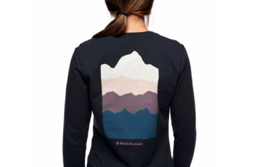 Image of Black Diamond LS Vista Crew - Womens, Eclipse, Small, AP7300764011SML1