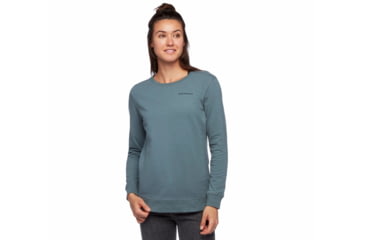 Image of Black Diamond LS Vista Crew - Womens, Storm Blue, Extra Small, AP7300764030XSM1
