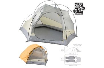 Image of Black Diamond Mirage 2 Tent - 2 Person, 3 Season