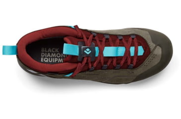 Image of Black Diamond Mission Leather LW WP Approach Shoes - Womens, Malted/Grenadine, 6, BD58003394260601
