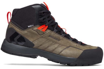 Image of Black Diamond Missn Leather Mid WP Approach Shoes - Mens, Walnuts/Octane, 12.5, BD58002693731251