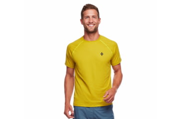 Image of Black Diamond Motion Tee - Mens, Sulphur, Extra Large, AP7520407006XLG1