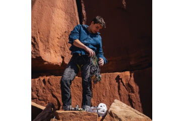 Image of Black Diamond Project Heavy Flannel - Mens, Flax/Black Plaid, Medium, AP7440649630MED1