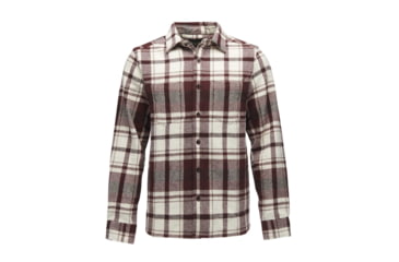 Image of Black Diamond Project Heavy Flannel - Men's, Burgundy/Off White Plaid, Extra Large, AP7440649517XLG1