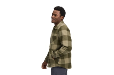 Image of Black Diamond Project Heavy Flannel - Mens, Dark Moss/Pine Smoke, Medium, AP7440659722MED1