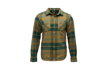Image of Black Diamond Project Heavy Flannel - Mens, Deep Woods/Laurel Green/Flax, Extra Large, AP7440649721XLG1