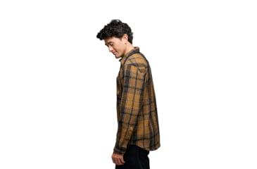 Image of Black Diamond Project Heavy Flannel - Mens, Flax/Black Plaid, Medium, AP7440649630MED1