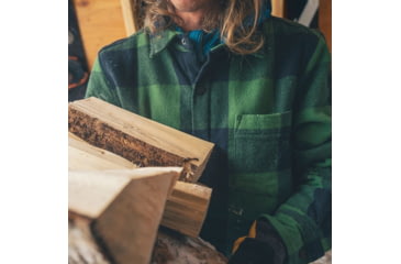 Image of Black Diamond Project Lined Flannel - Men's, Iron Red/Black, Medium, AP7440659633MED1