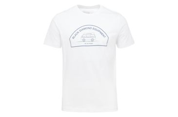 Image of Black Diamond Rock Van Short Sleeve T-Shirt - Mens, White, Medium, APD34M100MED1