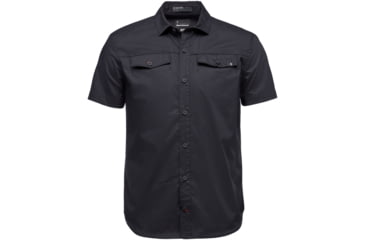 Image of Black Diamond Short Sleeve Benchmark Shirt - Men's, Small, Black, AP7530030002SML1