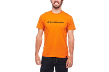 Image of Black Diamond Short Sleeve Brand Tee - Mens, Ginger, Medium, APJ0M68000MED1