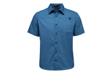 Image of Black Diamond Short Sleeve Stretch Operator Shirt - Men's, Astral Blue, Large, AP7530024002LRG1