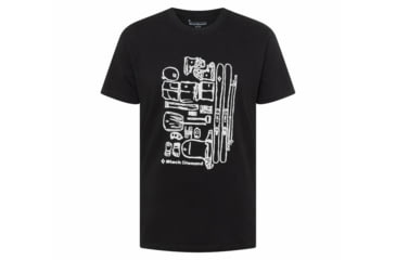 Image of Black Diamond Ski Gear Tee - Mens, Black, Small, AP7300740002SML1