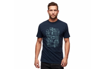 Image of Black Diamond Ski Gear Tee - Mens, Eclipse Heather, Small, AP7300745009SML1
