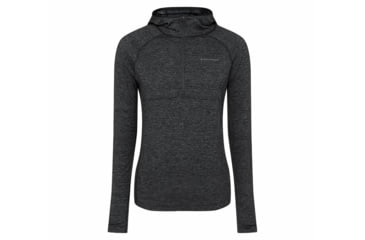 Image of Black Diamond SLTN Wool Bslyr Half Zip Hoody - Mens, Black, Extra Large, AP7600220002XLG1