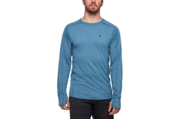 Image of Black Diamond Solution Merino 150 Base Crew - Mens, Astral Blue, Small, AP7600204002SML1