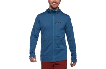 Image of Black Diamond Solution Merino Hoodie - Mens, Astral Blue, Small, AP7522604002SML1